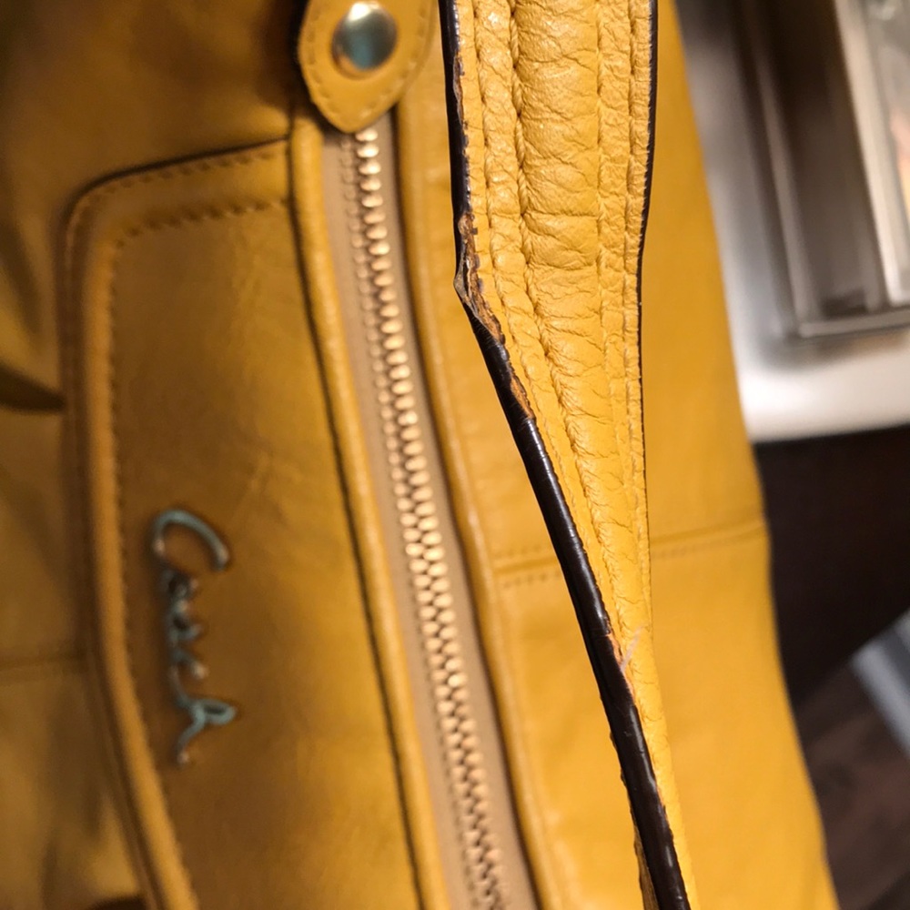 *Authentic!*CoachMustard Yellow Purse Gem